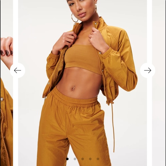 NWT Good American SHINE TRACK JACKET size 1 - Picture 3 of 8